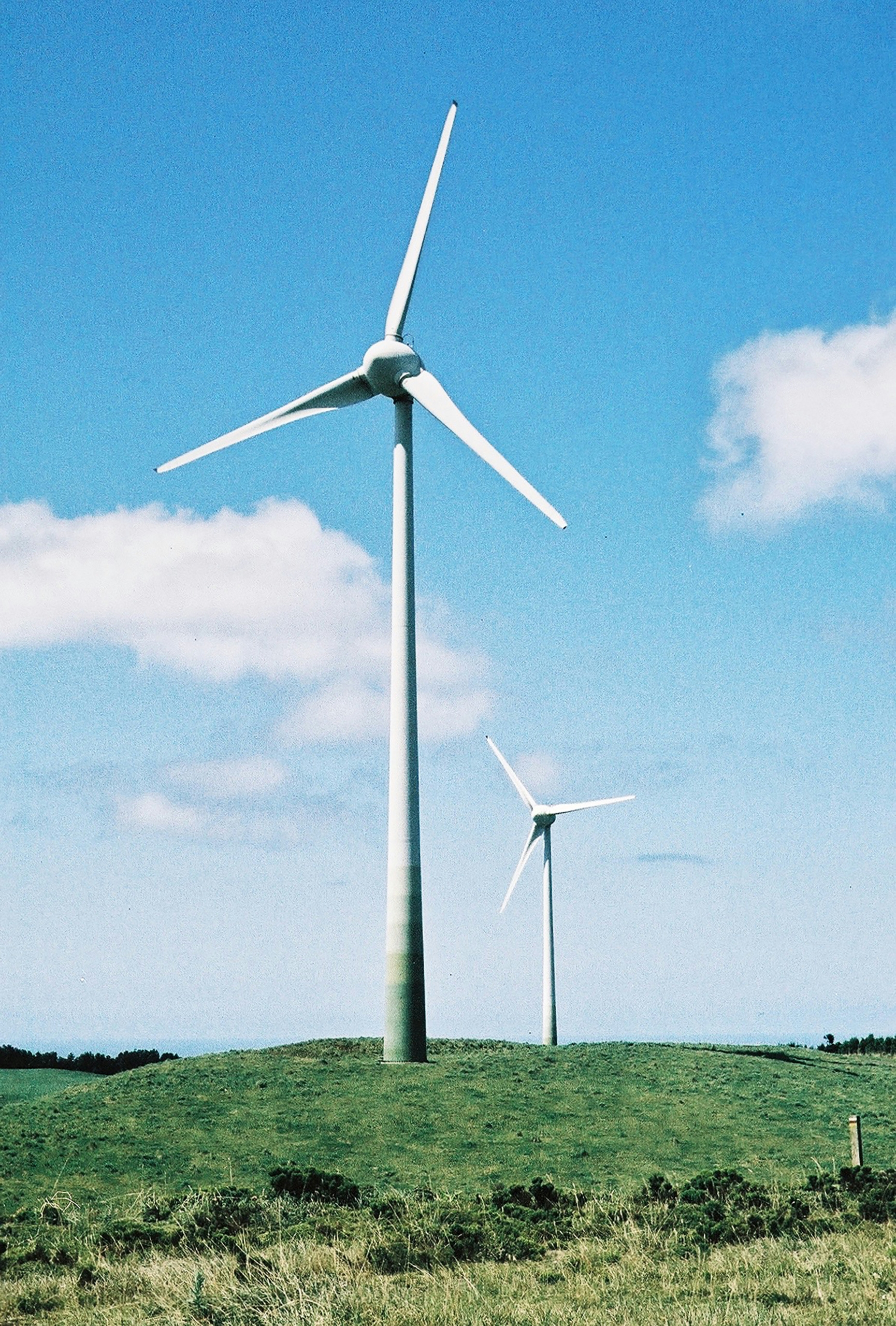 A windmill in a field